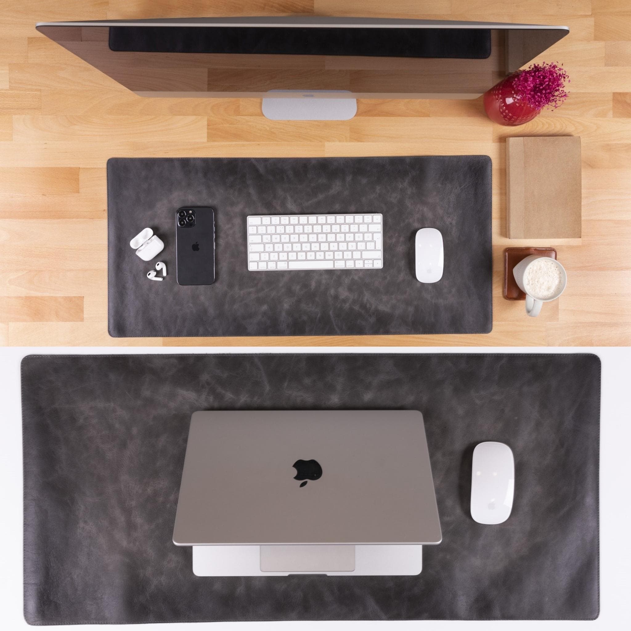 Bayelon Premium Genuine Leather Desk Mat