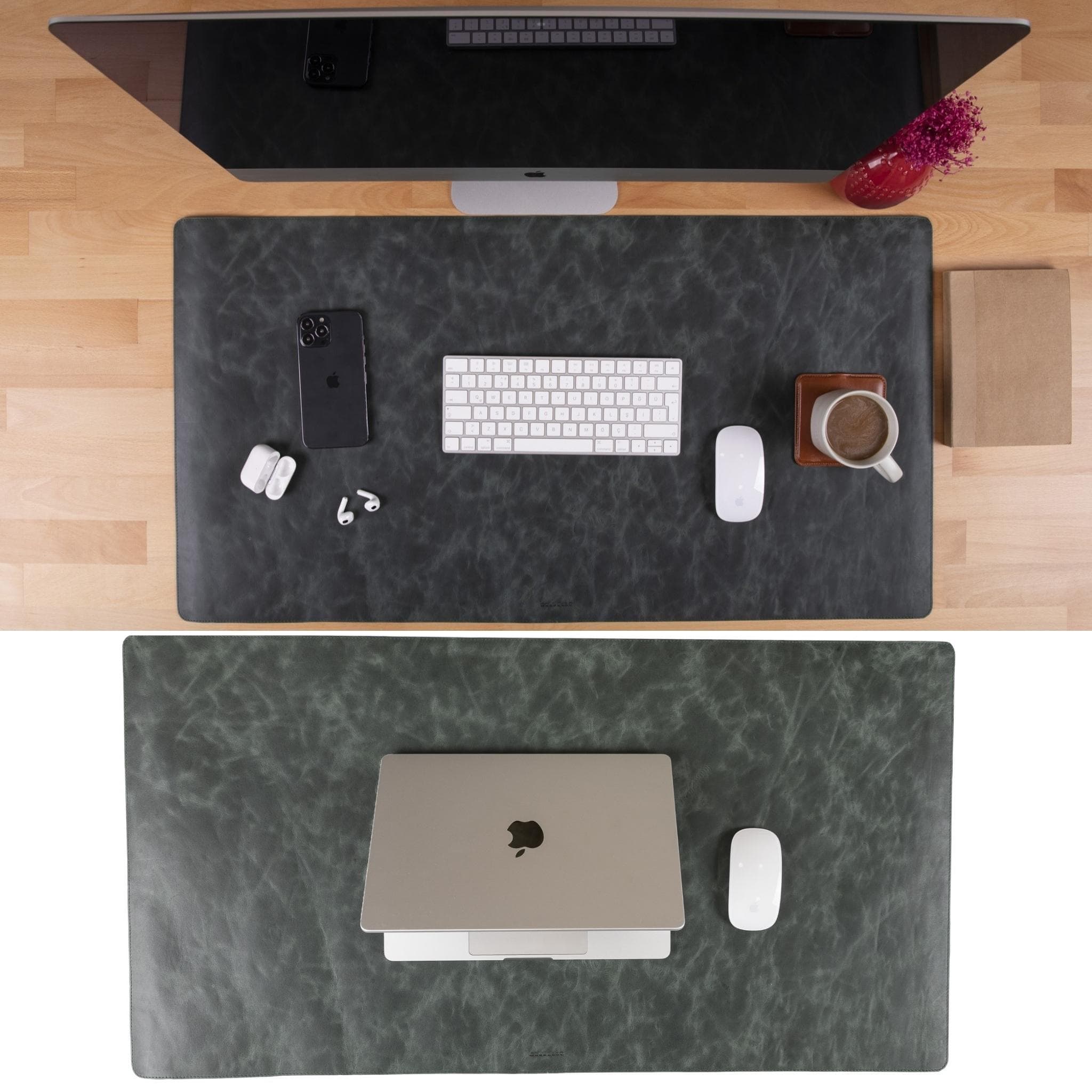 Bayelon Premium Genuine Leather Desk Mat