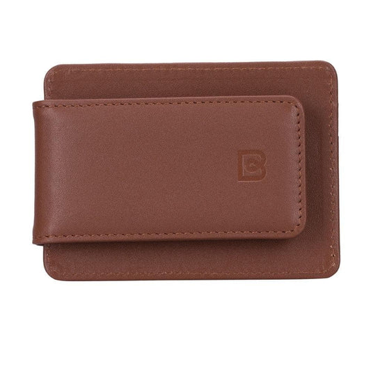 Bouletta Dangly Leather Card Holder Dark Brown