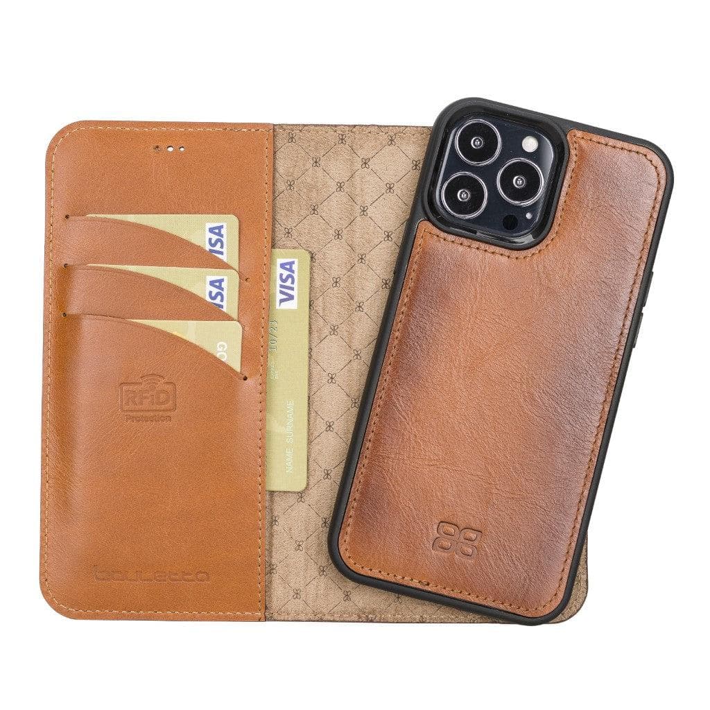 Bayelon Magic iPhone 13 Series Detachable Leather Wallet Case - MW