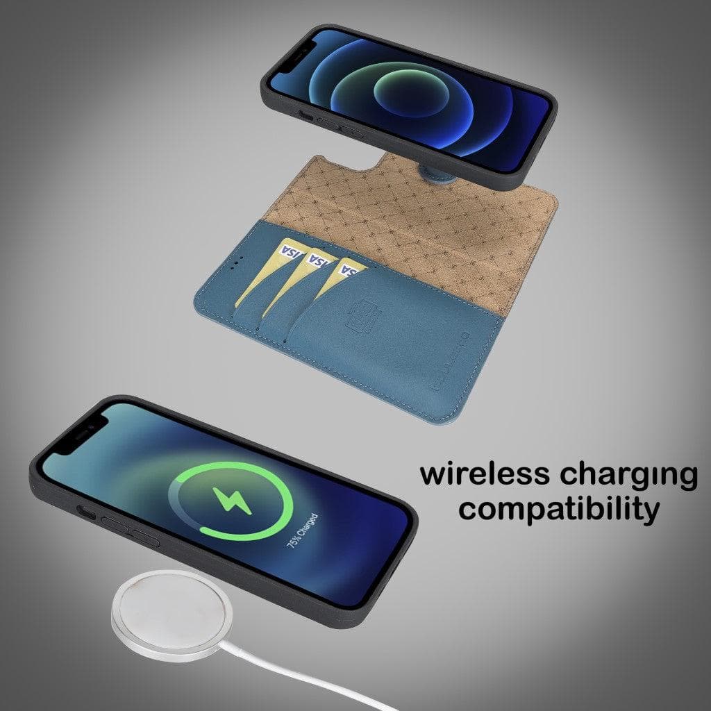 Bayelon Magic iPhone 13 Series Detachable Leather Wallet Case - MW