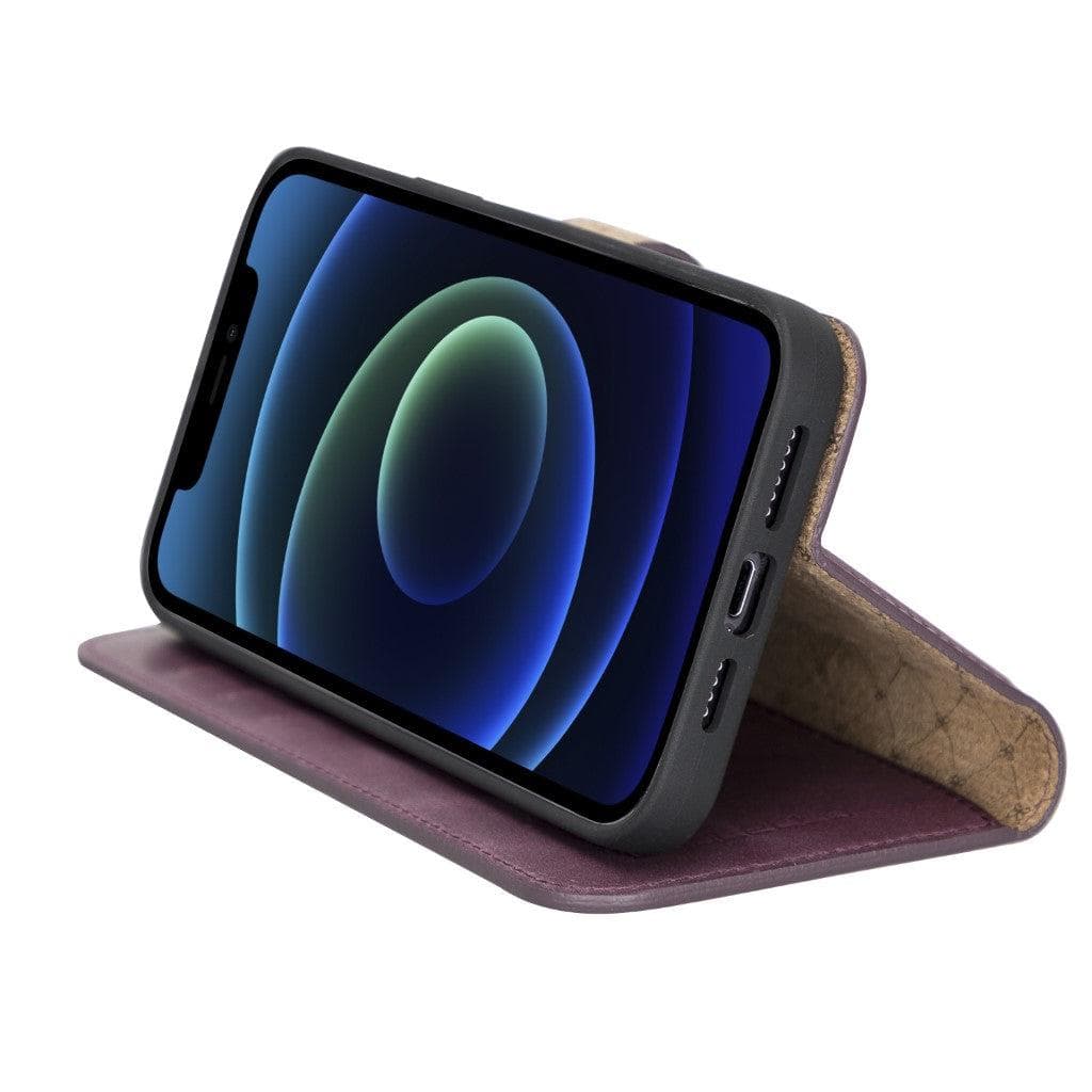 Bayelon Magic iPhone 13 Series Detachable Leather Wallet Case - MW