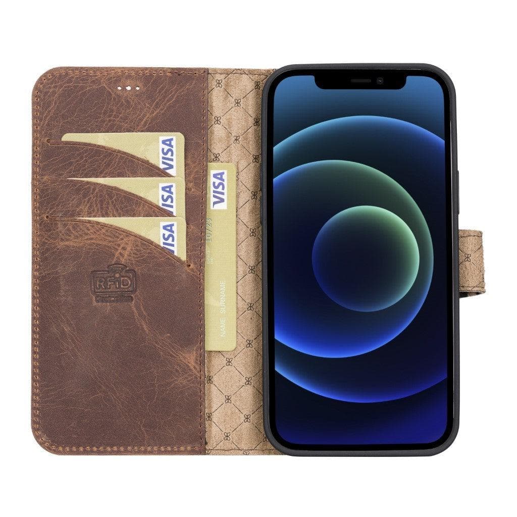 Bayelon Magic iPhone 13 Series Detachable Leather Wallet Case - MW