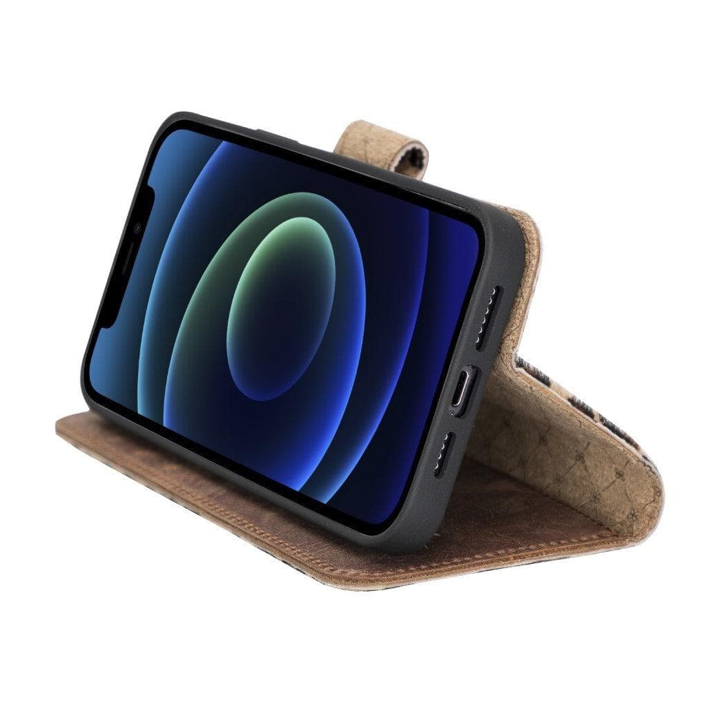 Bayelon Magic iPhone 13 Series Detachable Leather Wallet Case - MW