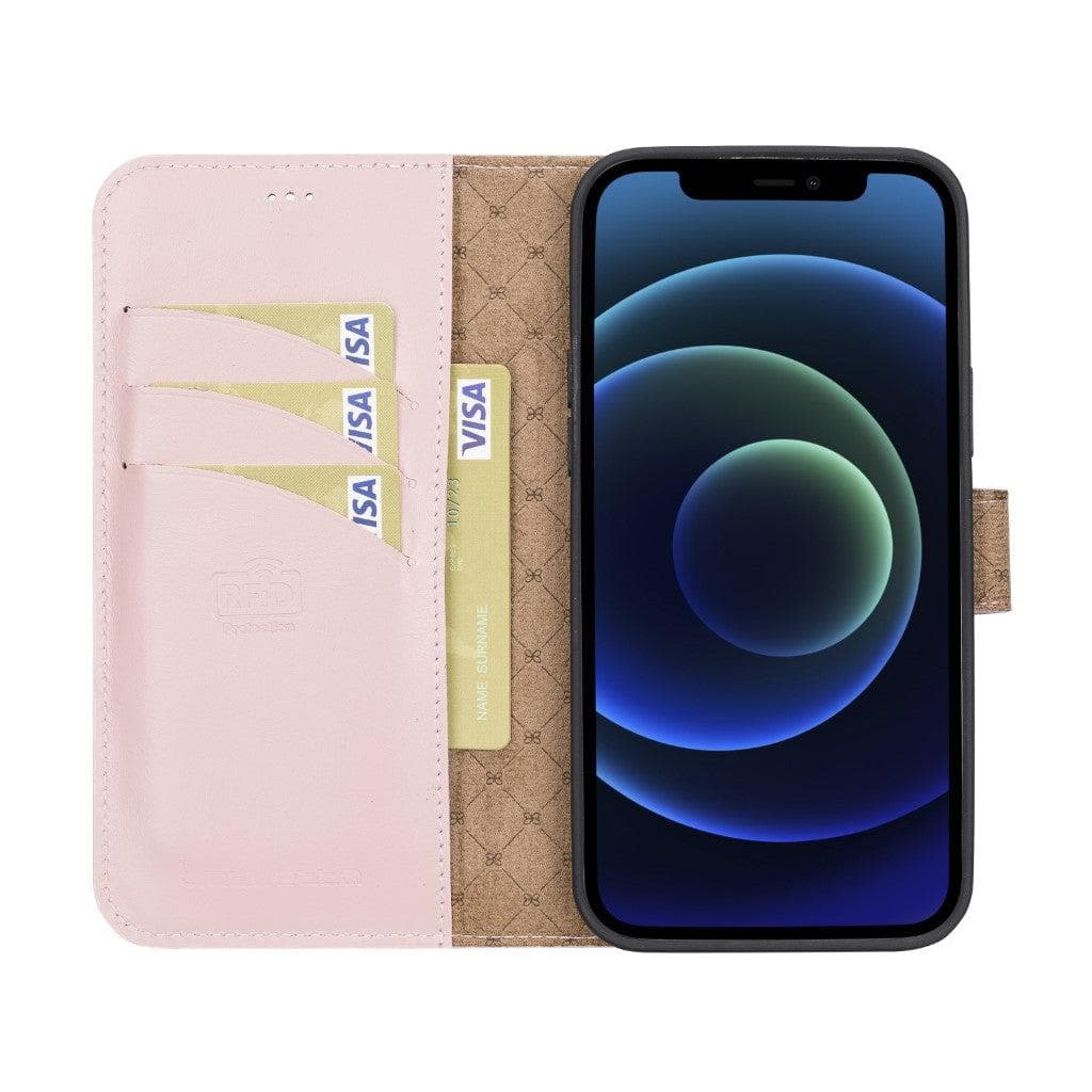 Bayelon Magic iPhone 13 Series Detachable Leather Wallet Case - MW