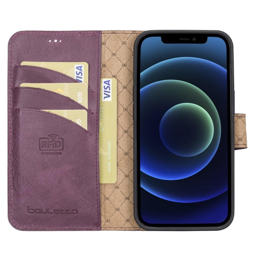 Bayelon Magic iPhone 13 Series Detachable Leather Wallet Case - MW