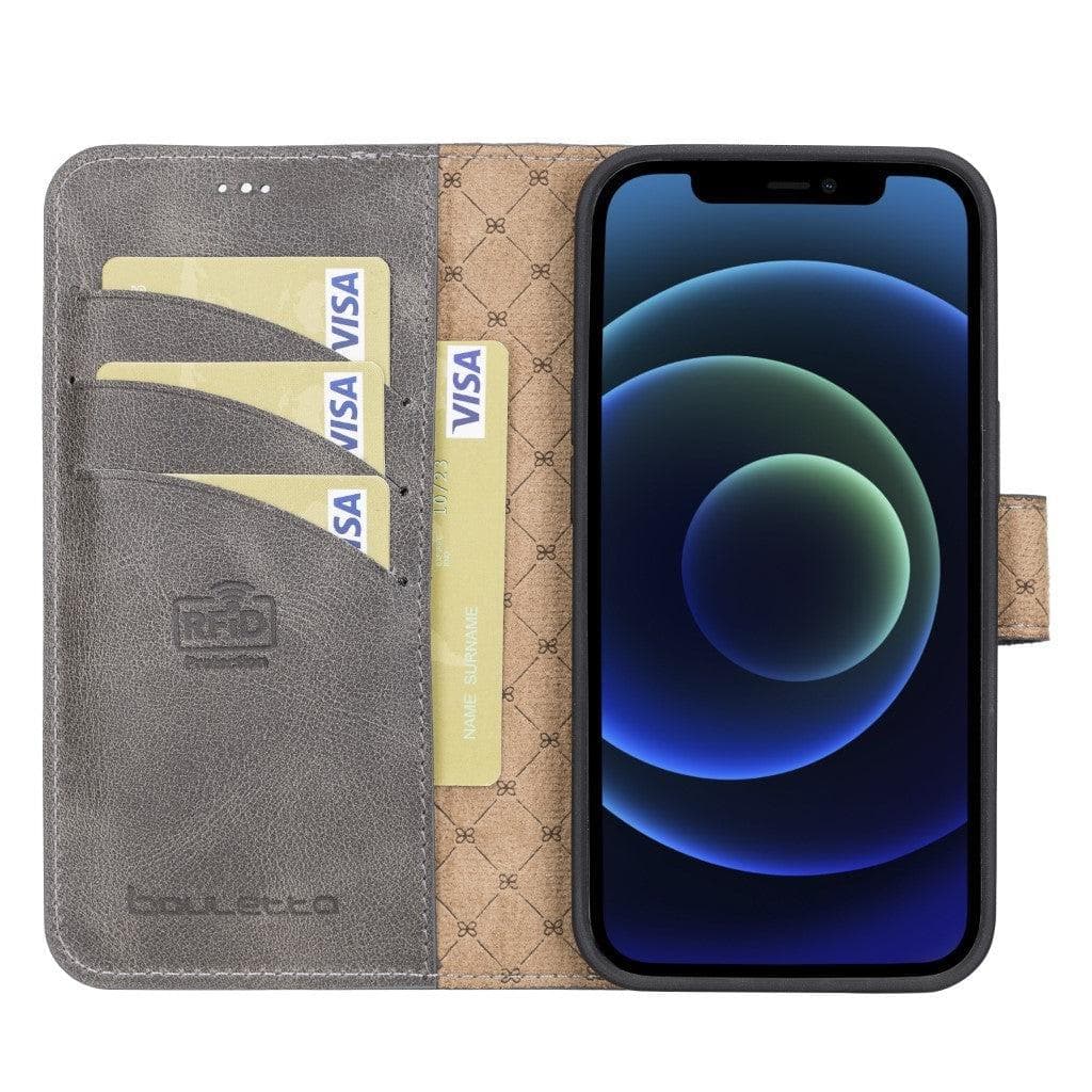 Bayelon Magic iPhone 13 Series Detachable Leather Wallet Case - MW