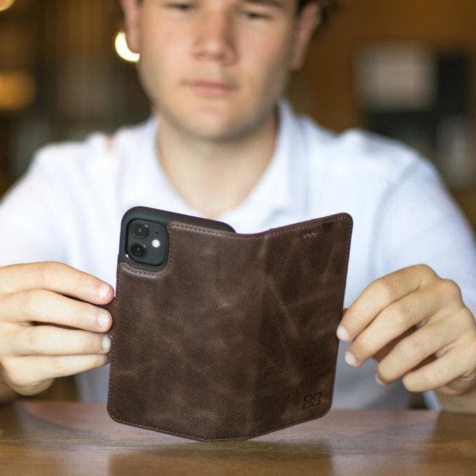 Bayelon Magic iPhone 13 Series Detachable Leather Wallet Case - MW