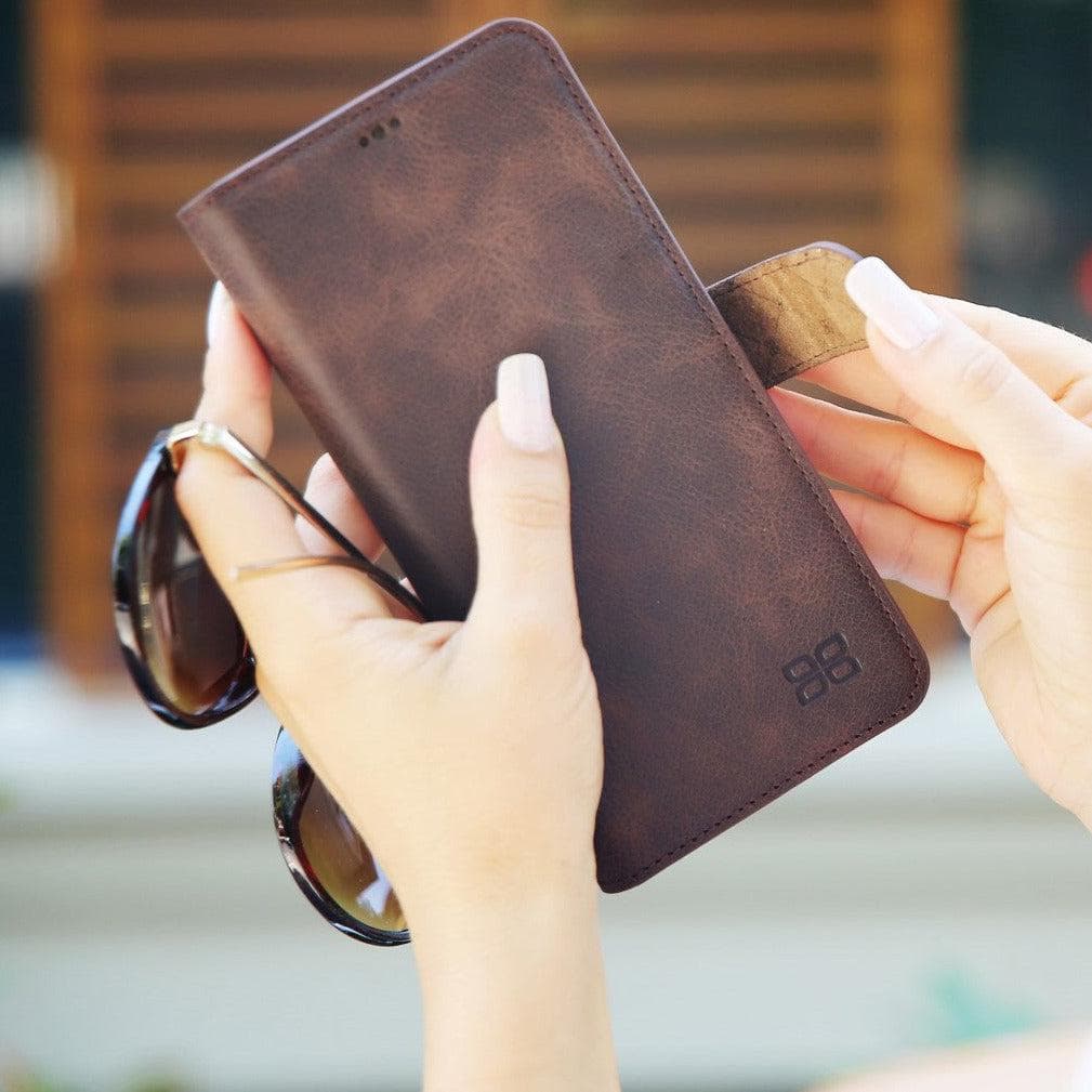 Bayelon Magic iPhone 13 Series Detachable Leather Wallet Case - MW