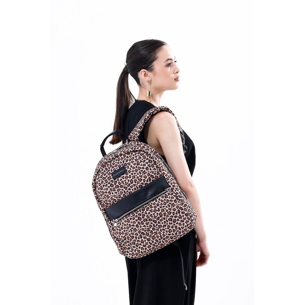 BloominBag Earthy Leopard 13-14 inch MacBook / Laptop Backpack