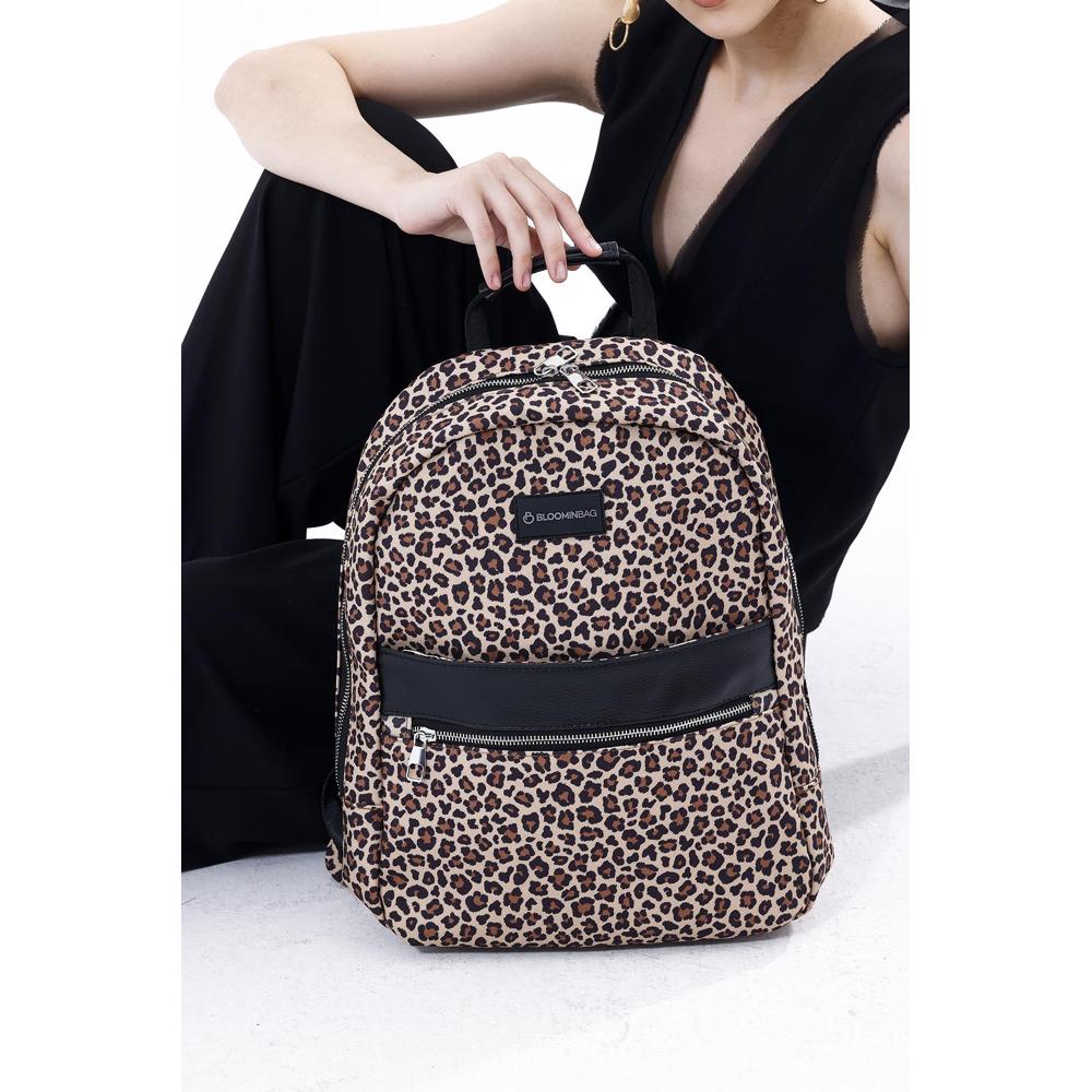 BloominBag Earthy Leopard 13-14 inch MacBook / Laptop Backpack