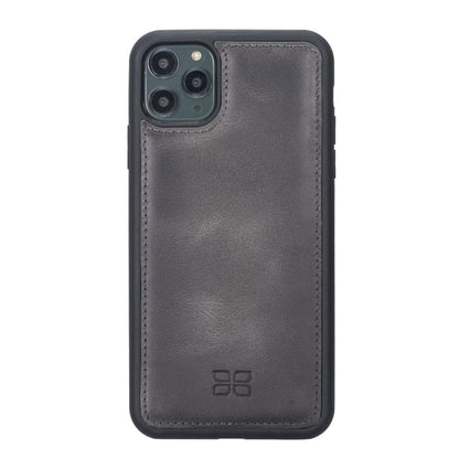 Bouletta Flex Cover Leather iPhone 11 Pro Max Case Gray