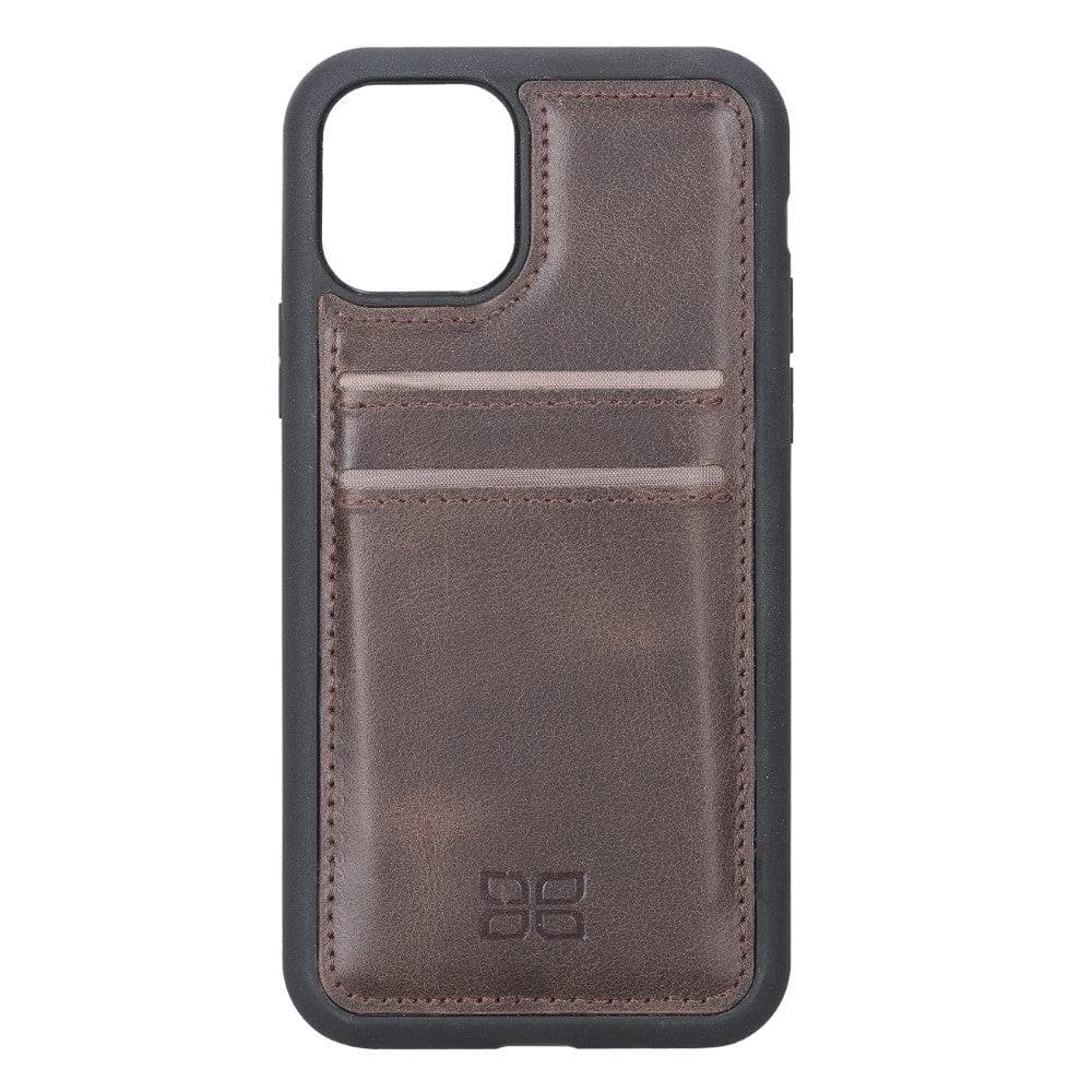 Bayelon Flex Cover Leather iPhone 11 Pro Max Case with Card Holder