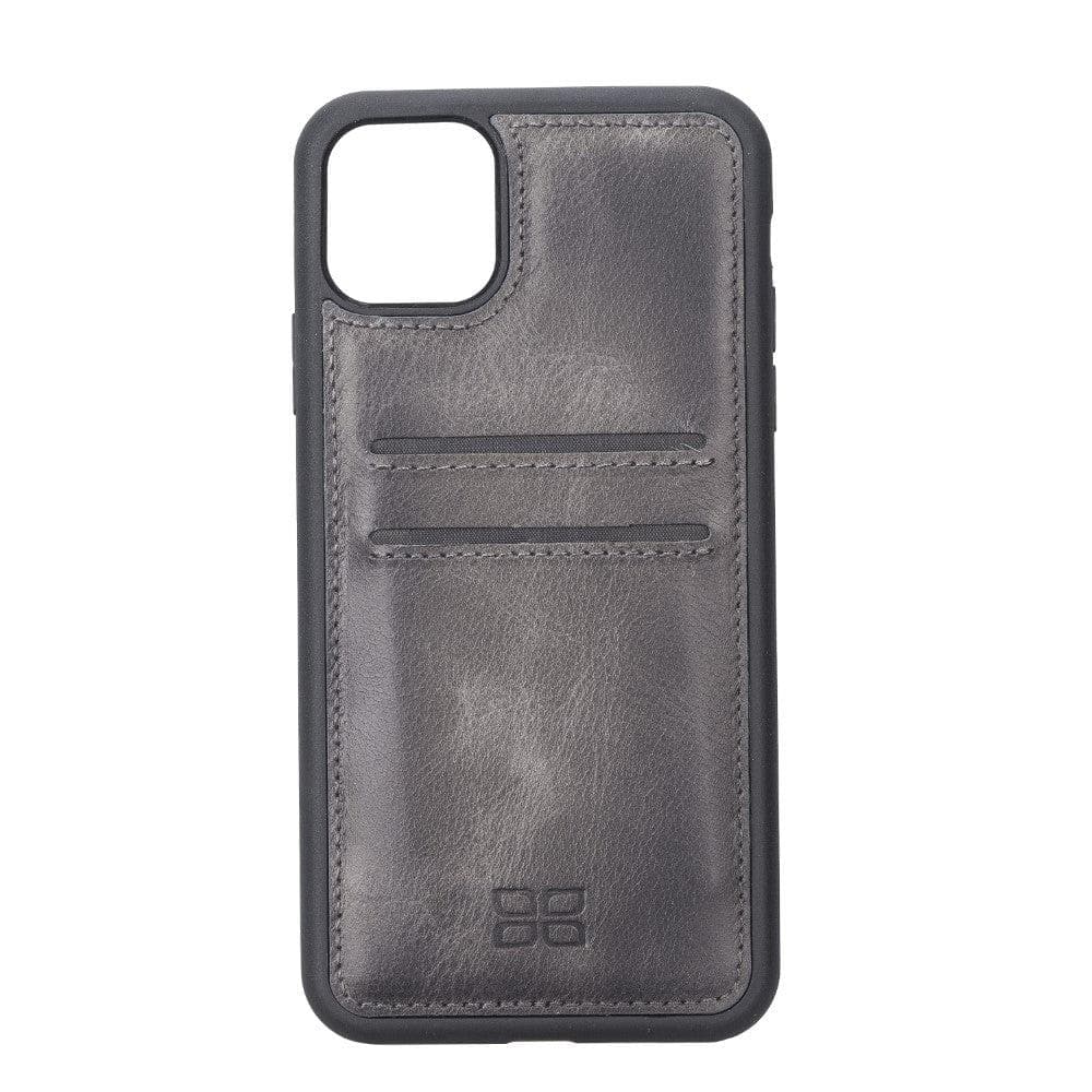 Bayelon Flex Cover Leather iPhone 11 Pro Max Case with Card Holder