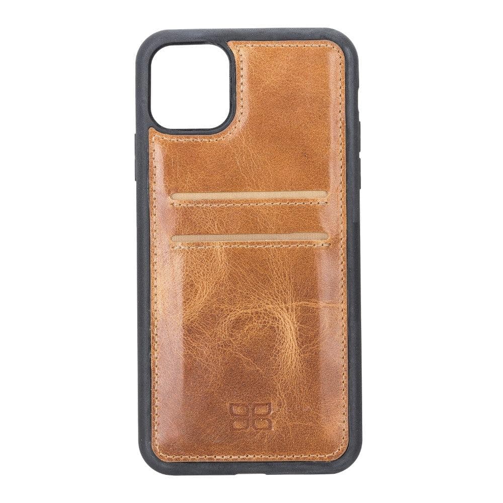 Bayelon Flex Cover Leather iPhone 11 Pro Max Case with Card Holder