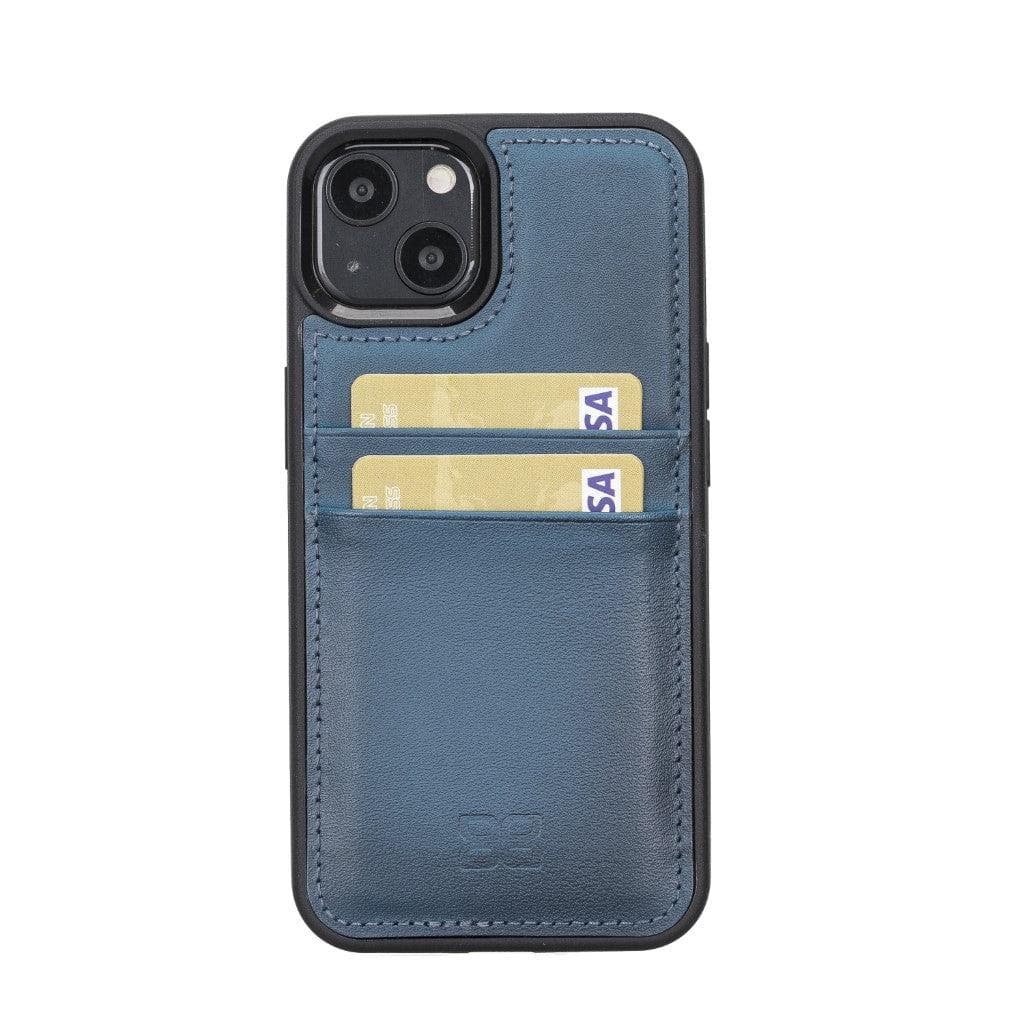 Bayelon Flex Cover Leather iPhone 13 Mini Case with Card Holder