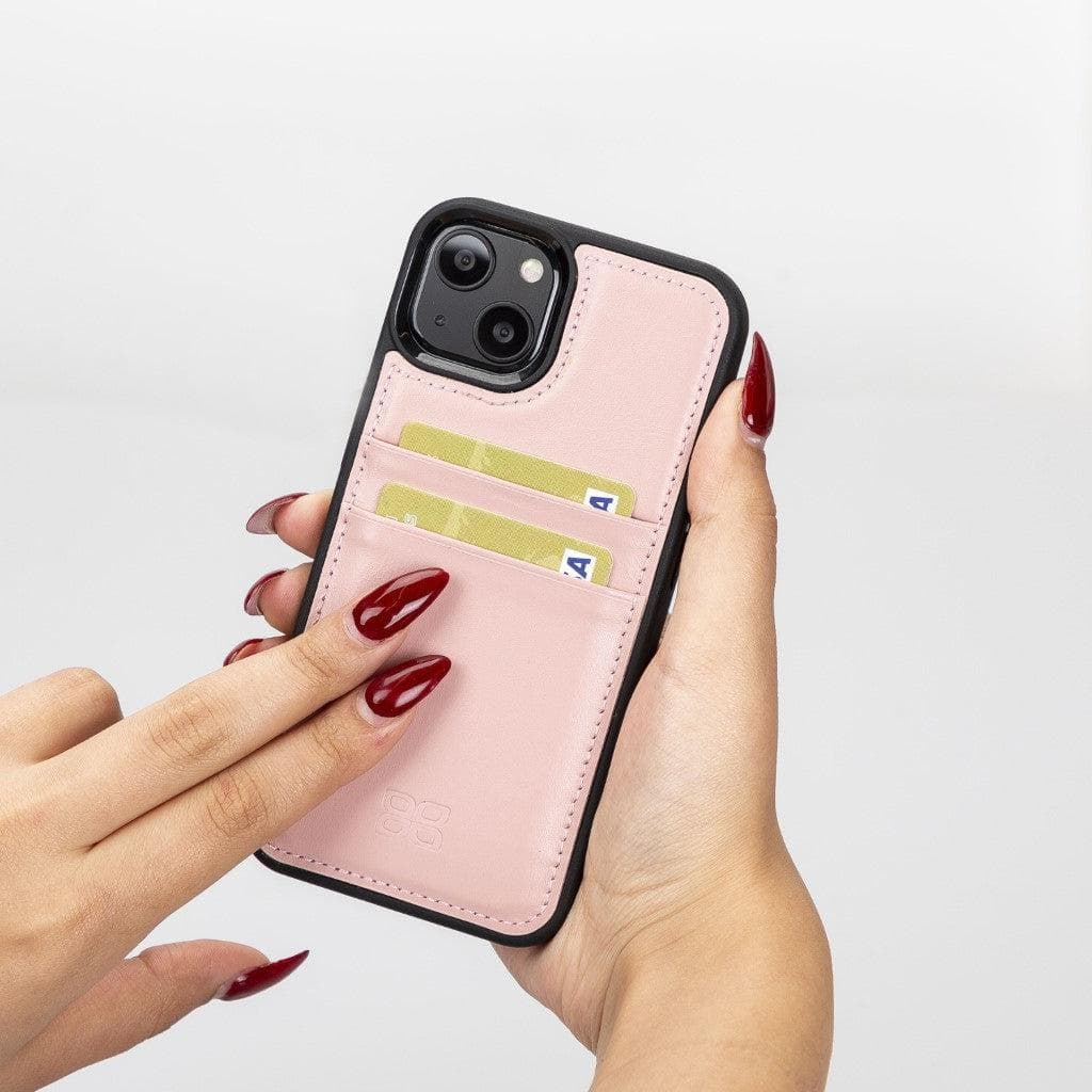 Bayelon Flex Cover Leather iPhone 13 Pro Max Case with Card Holder