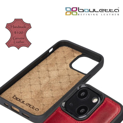 Bouletta Flex Cover Leather iPhone 13 Mini Case with Card Holder