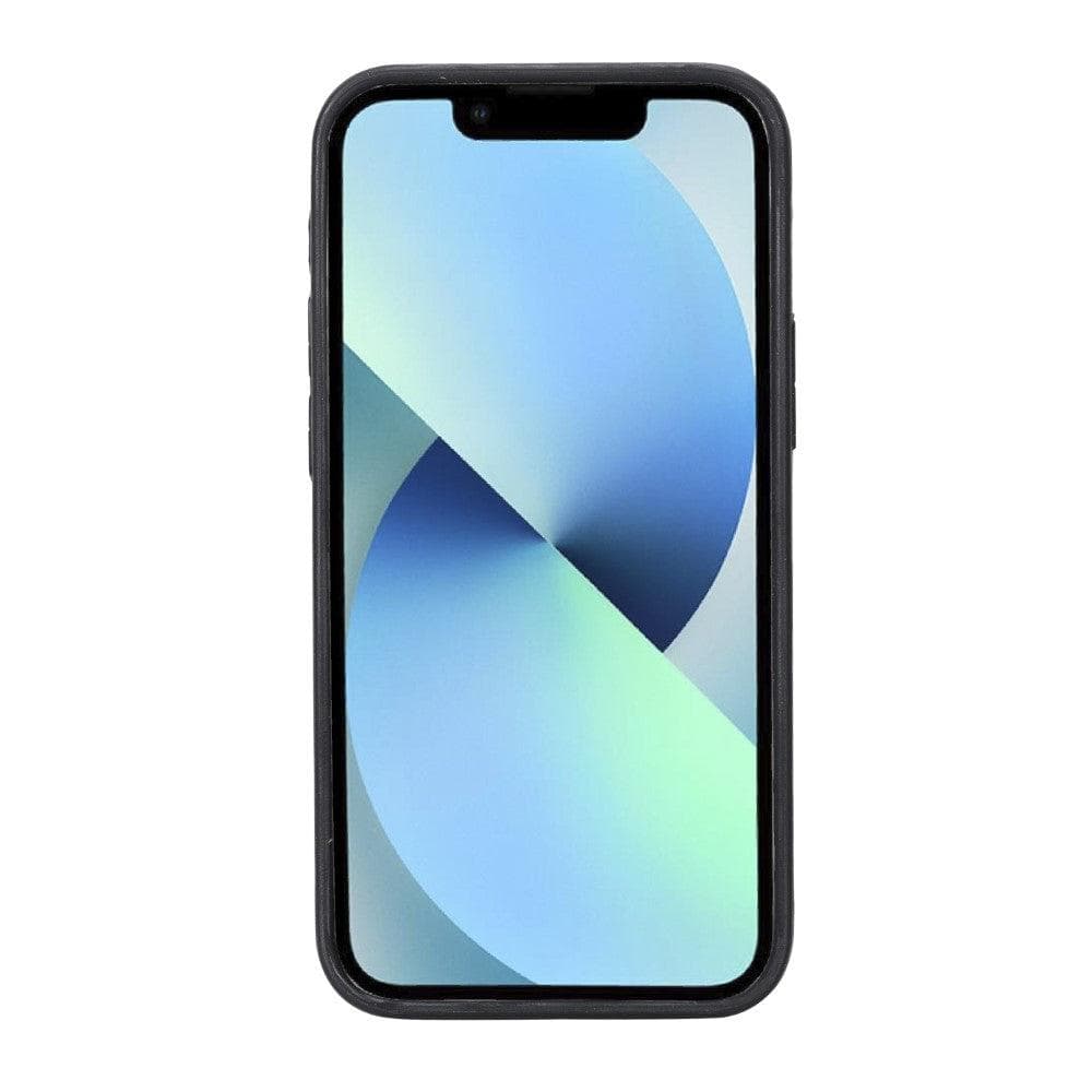 Bayelon Flex Cover Leather iPhone 13 Mini Case with Card Holder