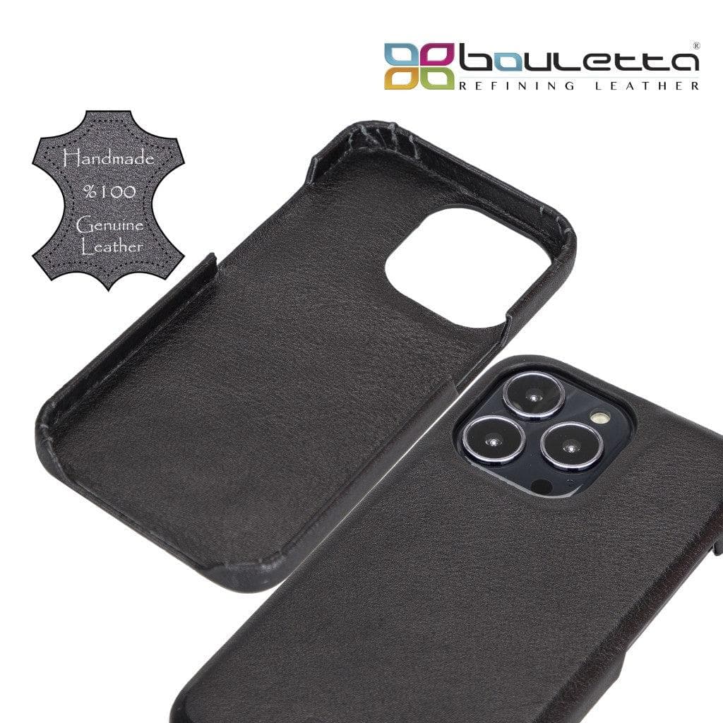 Bayelon F360 Genuine Leather Case for iPhone 13 Pro Max