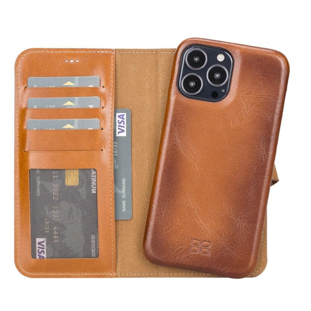 Bayelon F360 Magic Leather iPhone 13 Pro Detachable Wallet Case