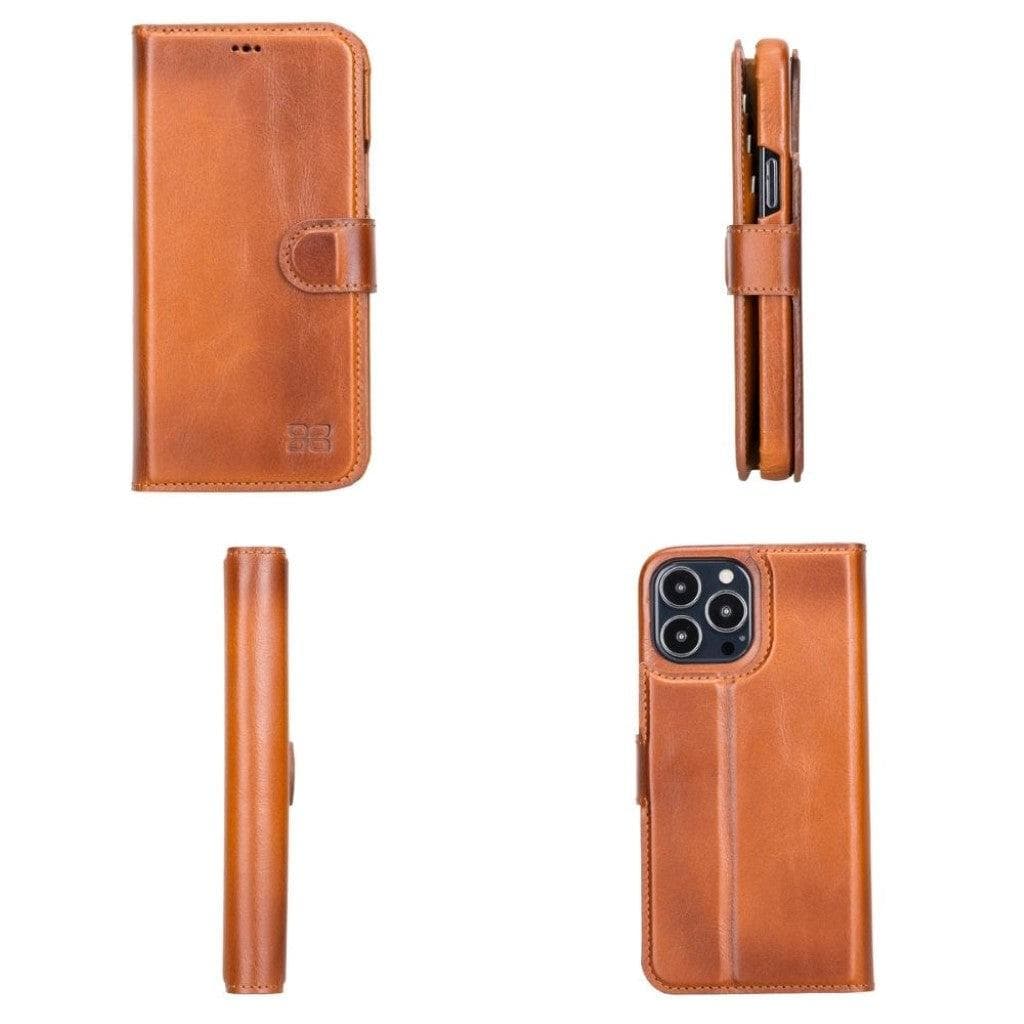 Bayelon F360 Magic Leather Detachable Wallet Case for iPhone 13