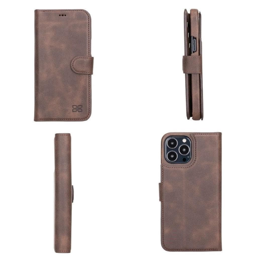 Bayelon F360 Magic Leather Detachable Wallet Case for iPhone 13