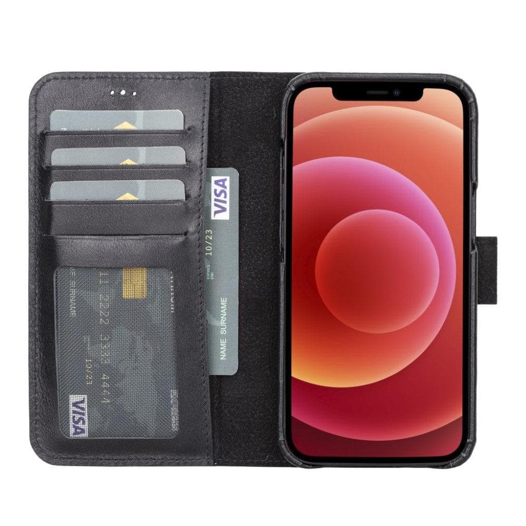 Bayelon F360 Magic Leather Wallet Case for iPhone 13 Pro Max