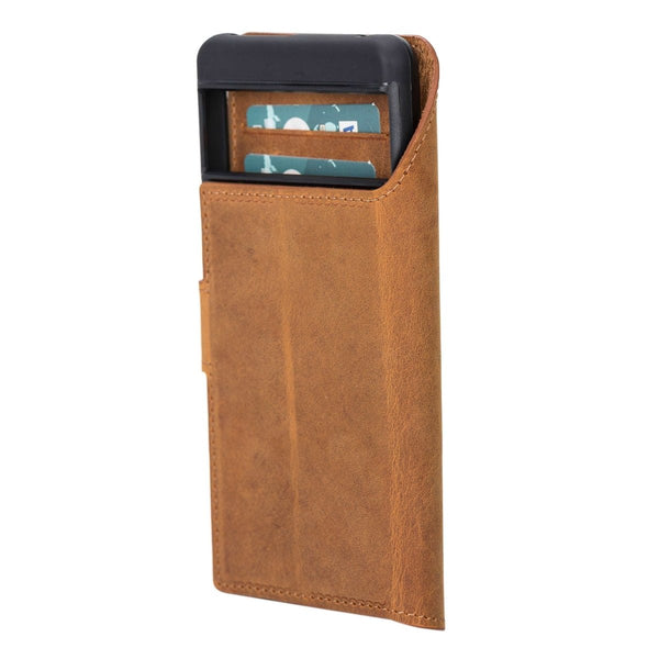 Bayelon Google Pixel 7 Detachable Leather Wallet Case with Kickstand