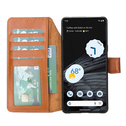 Bayelon Google Pixel 7 Detachable Leather Wallet Case #color_