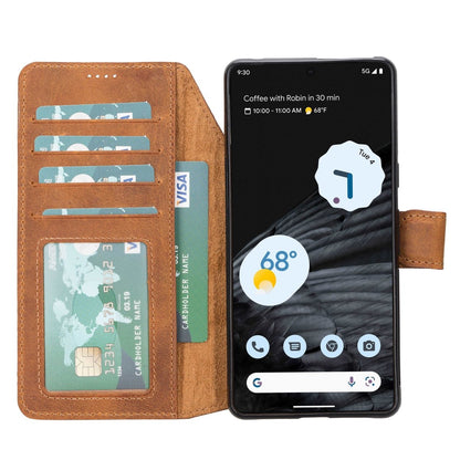 Bayelon Google Pixel 7 Detachable Leather Wallet Case #color_