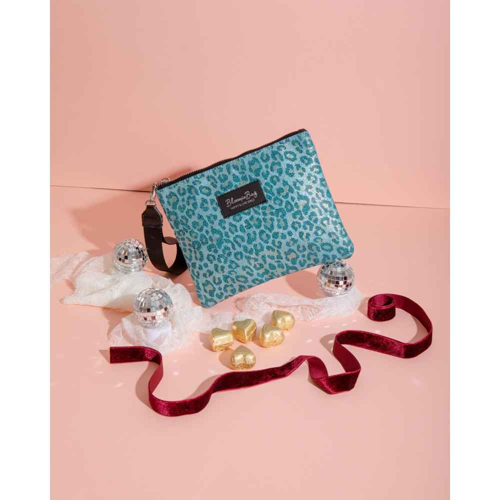 BloominBag Green Marmar Clutch