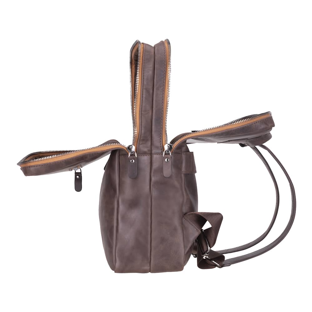 Bouletta Hidden Castle Leather Laptop Backpacks