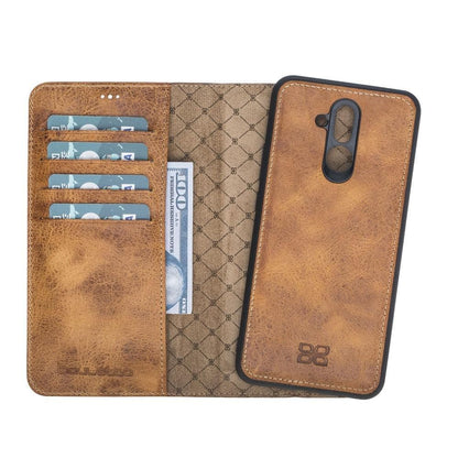 Bayelon Magic Huawei Mate 20 Lite Detachable Leather Case by Bayelon Sandy Tan