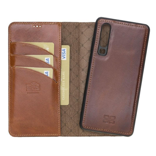 Bouletta Magic Detachable Leather Case for Huawei P30 Huawei P30 Tan