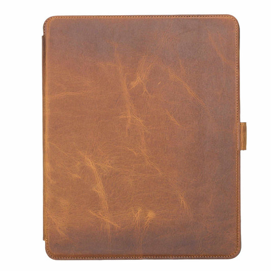 Bayelon iPad Air 4th/5th Gen 10.9" Leather Case #color_ Burnt Camel