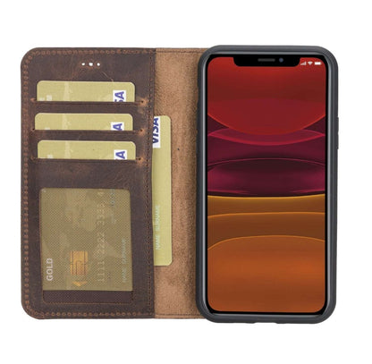 Bayelon iPhone 11 Pro 5.8" Leather Detachable Magnetic Wallet Case #color_