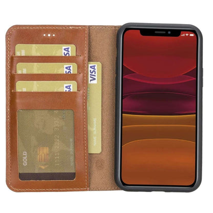 Bayelon iPhone 11 Pro 5.8" Leather Detachable Magnetic Wallet Case #color_