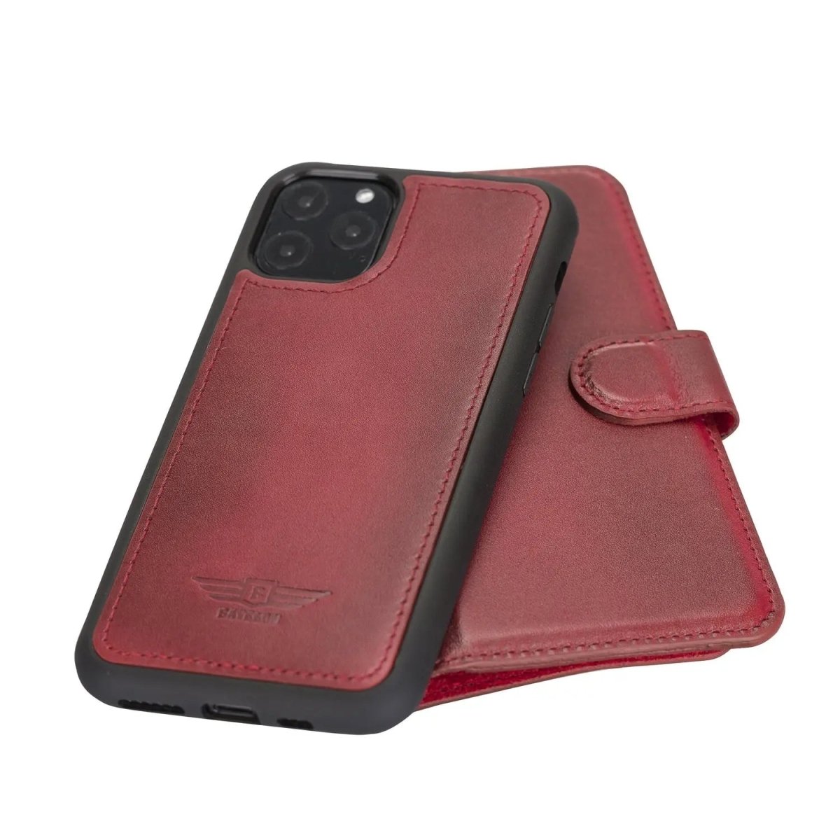 Bayelon iPhone 11 Pro 5.8" Leather Detachable Magnetic Wallet Case #color_