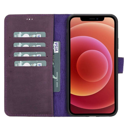 Bayelon iPhone 11 Pro Max 6.5" Leather Detachable Magnetic Wallet Case #color_