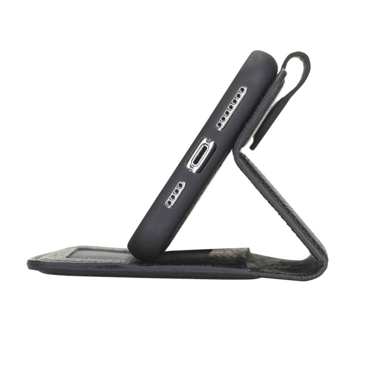 Bayelon iPhone 11 Pro Max 6.5" Leather Detachable Magnetic Wallet Case