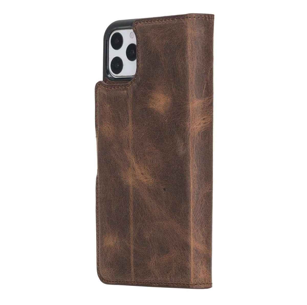 Bayelon iPhone 11 Pro Max 6.5" Leather Detachable Magnetic Wallet Case