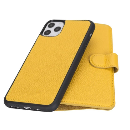 Bayelon iPhone 11 Pro Max 6.5" Leather Detachable Magnetic Wallet Case #color_