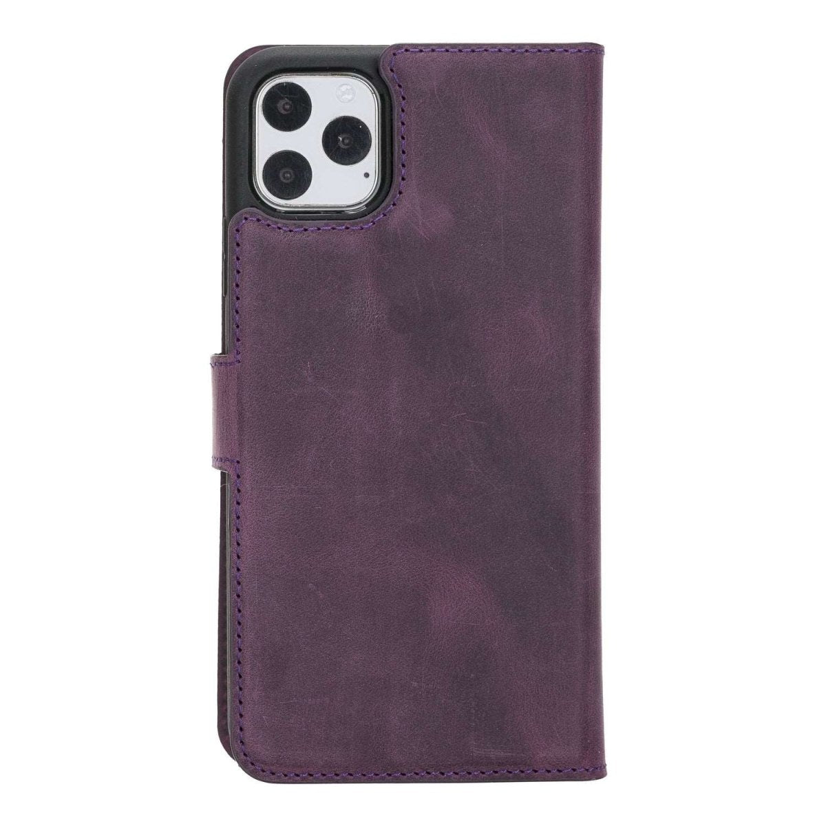 Bayelon iPhone 11 Pro Max 6.5" Leather Detachable Magnetic Wallet Case #color_