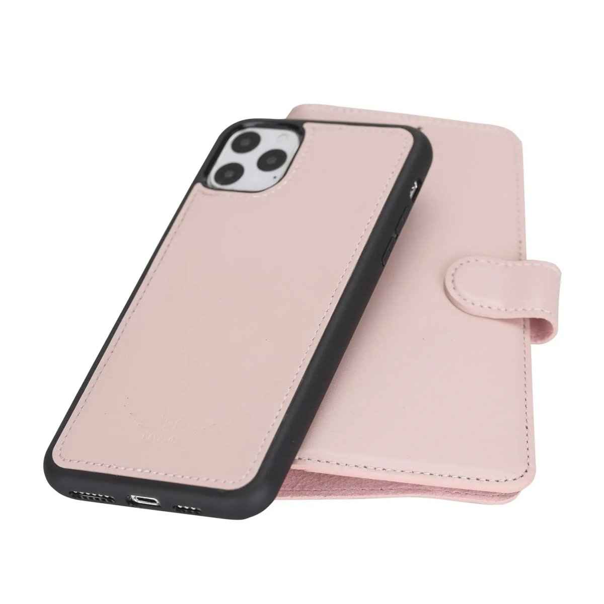 Bayelon iPhone 11 Pro Max 6.5" Leather Detachable Magnetic Wallet Case