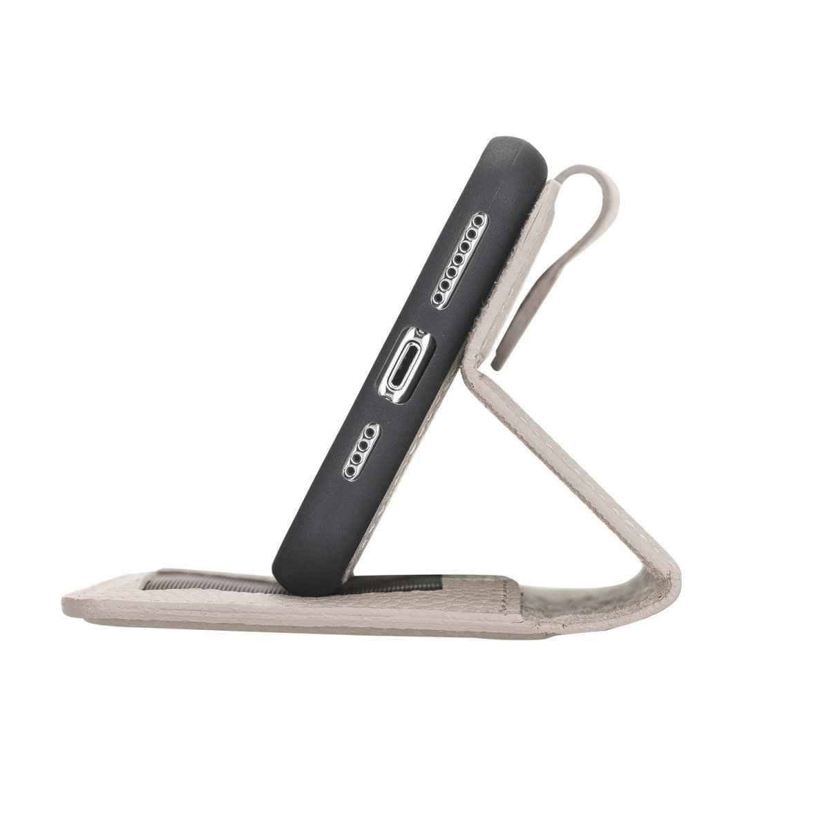 Bayelon iPhone 11 Pro Max 6.5" Leather Detachable Magnetic Wallet Case