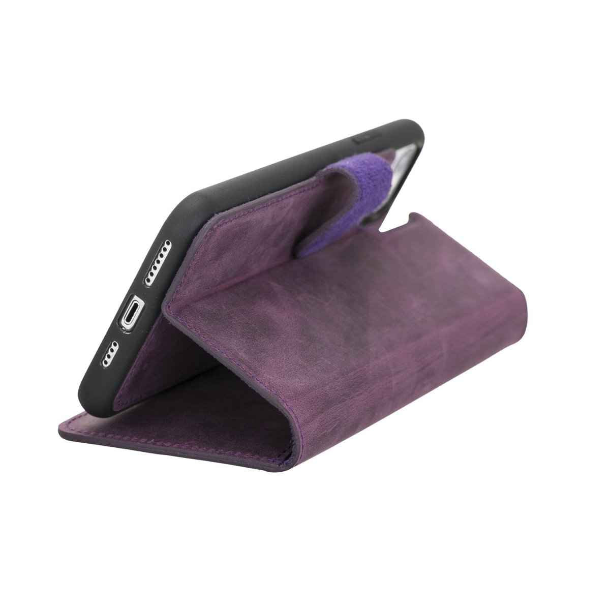 Bayelon iPhone 11 Pro Max 6.5" Leather Detachable Magnetic Wallet Case