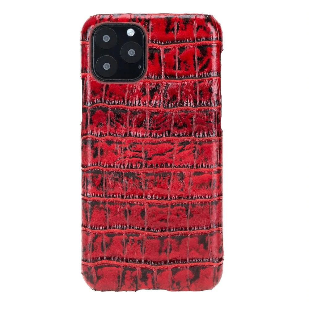 Bouletta Ultimate Jacket Apple iPhone 11 Series Leather Back Cover Red