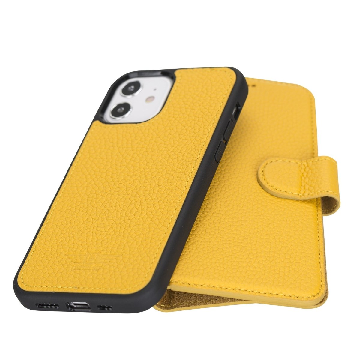 Bayelon iPhone 12 / 12 Pro 6.1" Leather Detachable Magnetic Wallet Case #color_