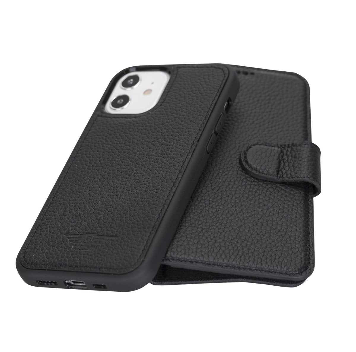 Bayelon iPhone 12 / 12 Pro 6.1" Leather Detachable Magnetic Wallet Case #color_